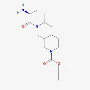 3-{[((S)-2-Amino-propionyl)-isopropyl-amino]-methyl}-piperidine-1-carboxylic acid tert-butyl ester