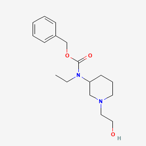 molecular formula C17H26N2O3 B7915661 Ethyl-[1-(2-hydroxy-ethyl)-piperidin-3-yl]-carbamic acid benzyl ester 