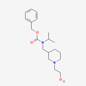 molecular formula C19H30N2O3 B7915698 [1-(2-Hydroxy-ethyl)-piperidin-3-ylmethyl]-isopropyl-carbamic acid benzyl ester 