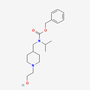 [1-(2-Hydroxy-ethyl)-piperidin-4-ylmethyl]-isopropyl-carbamic acid benzyl ester