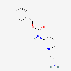 [(S)-1-(2-Amino-ethyl)-piperidin-3-yl]-carbamic acid benzyl ester