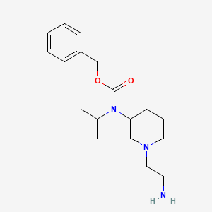 molecular formula C18H29N3O2 B7915741 [1-(2-Amino-ethyl)-piperidin-3-yl]-isopropyl-carbamic acid benzyl ester 