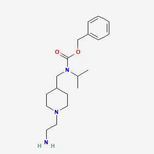 molecular formula C19H31N3O2 B7915750 [1-(2-Amino-ethyl)-piperidin-4-ylmethyl]-isopropyl-carbamic acid benzyl ester 