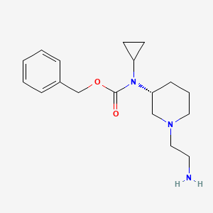 [(R)-1-(2-Amino-ethyl)-piperidin-3-yl]-cyclopropyl-carbamic acid benzyl ester