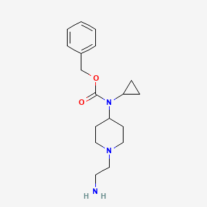 [1-(2-Amino-ethyl)-piperidin-4-yl]-cyclopropyl-carbamic acid benzyl ester