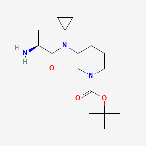 3-[((S)-2-Amino-propionyl)-cyclopropyl-amino]-piperidine-1-carboxylic acid tert-butyl ester