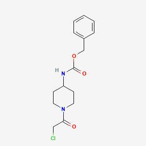 [1-(2-Chloro-acetyl)-piperidin-4-yl]-carbamic acid benzyl ester