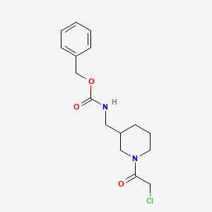 [1-(2-Chloro-acetyl)-piperidin-3-ylmethyl]-carbamic acid benzyl ester