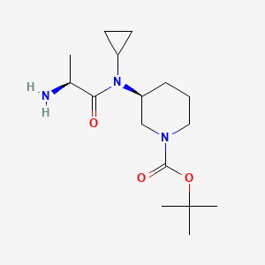 (S)-3-[((S)-2-Amino-propionyl)-cyclopropyl-amino]-piperidine-1-carboxylic acid tert-butyl ester