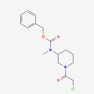 molecular formula C16H21ClN2O3 B7915820 [1-(2-Chloro-acetyl)-piperidin-3-yl]-methyl-carbamic acid benzyl ester 