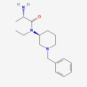 molecular formula C17H27N3O B7915852 (S)-2-Amino-N-((S)-1-benzyl-piperidin-3-yl)-N-ethyl-propionamide 