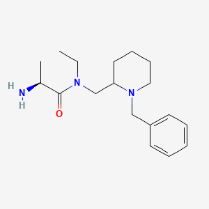 (S)-2-Amino-N-(1-benzyl-piperidin-2-ylmethyl)-N-ethyl-propionamide