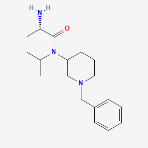 (S)-2-Amino-N-(1-benzyl-piperidin-3-yl)-N-isopropyl-propionamide