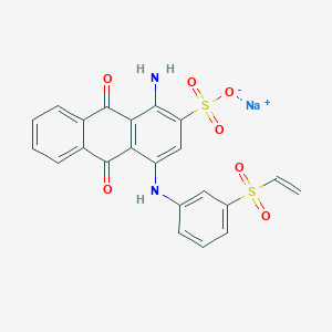 molecular formula C22H15N2NaO7S2 B079159 普鲁蓝 A 钠盐 CAS No. 14541-90-3