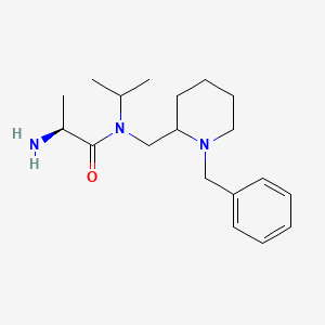 molecular formula C19H31N3O B7915901 (S)-2-Amino-N-(1-benzyl-piperidin-2-ylmethyl)-N-isopropyl-propionamide 