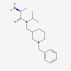 molecular formula C19H31N3O B7915905 (S)-2-Amino-N-(1-benzyl-piperidin-3-ylmethyl)-N-isopropyl-propionamide 