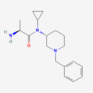 (S)-2-Amino-N-((R)-1-benzylpiperidin-3-yl)-N-cyclopropylpropanamide