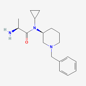 (S)-2-Amino-N-((S)-1-benzyl-piperidin-3-yl)-N-cyclopropyl-propionamide