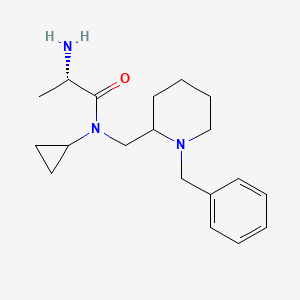 (S)-2-Amino-N-(1-benzyl-piperidin-2-ylmethyl)-N-cyclopropyl-propionamide