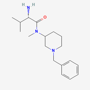 molecular formula C18H29N3O B7915963 (S)-2-Amino-N-(1-benzyl-piperidin-3-yl)-3,N-dimethyl-butyramide 