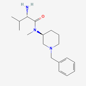 molecular formula C18H29N3O B7915969 (S)-2-Amino-N-((S)-1-benzyl-piperidin-3-yl)-3,N-dimethyl-butyramide 