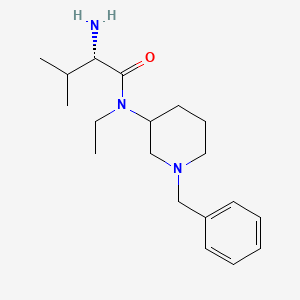 molecular formula C19H31N3O B7915991 (S)-2-Amino-N-(1-benzyl-piperidin-3-yl)-N-ethyl-3-methyl-butyramide 