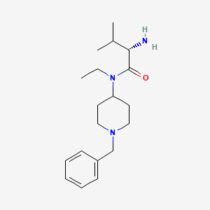 molecular formula C19H31N3O B7916005 (S)-2-Amino-N-(1-benzyl-piperidin-4-yl)-N-ethyl-3-methyl-butyramide 