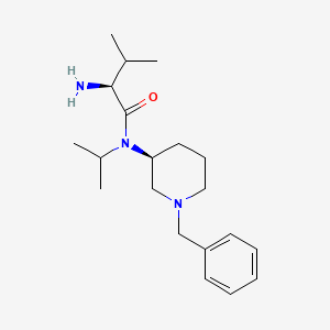 molecular formula C20H33N3O B7916038 (S)-2-Amino-N-((S)-1-benzyl-piperidin-3-yl)-N-isopropyl-3-methyl-butyramide 