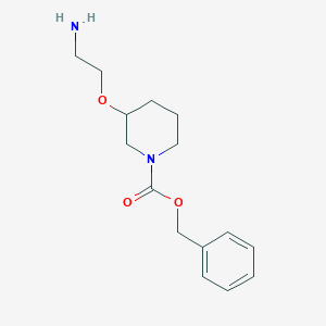 3-(2-Amino-ethoxy)-piperidine-1-carboxylic acid benzyl ester