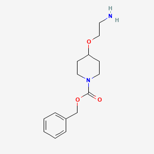 4-(2-Amino-ethoxy)-piperidine-1-carboxylic acid benzyl ester