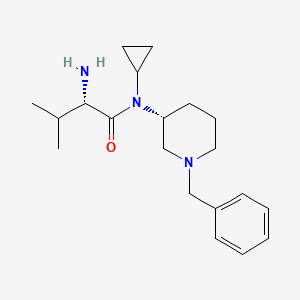 molecular formula C20H31N3O B7916083 (S)-2-Amino-N-((R)-1-benzyl-piperidin-3-yl)-N-cyclopropyl-3-methyl-butyramide 