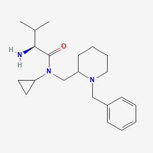 (S)-2-Amino-N-(1-benzyl-piperidin-2-ylmethyl)-N-cyclopropyl-3-methyl-butyramide