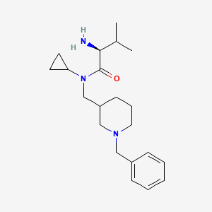 (2S)-2-Amino-N-((1-benzylpiperidin-3-yl)methyl)-N-cyclopropyl-3-methylbutanamide