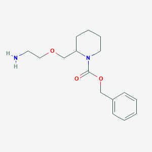 2-(2-Amino-ethoxymethyl)-piperidine-1-carboxylic acid benzyl ester