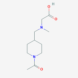 molecular formula C11H20N2O3 B7916134 [(1-Acetyl-piperidin-4-ylmethyl)-methyl-amino]-acetic acid 