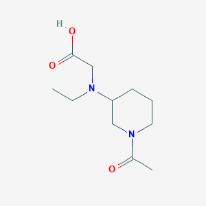 molecular formula C11H20N2O3 B7916142 [(1-Acetyl-piperidin-3-yl)-ethyl-amino]-acetic acid 