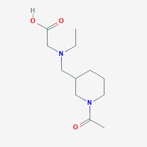 molecular formula C12H22N2O3 B7916153 [(1-Acetyl-piperidin-3-ylmethyl)-ethyl-amino]-acetic acid 