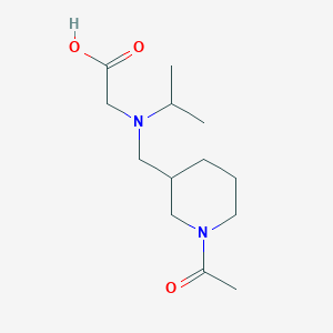 molecular formula C13H24N2O3 B7916172 [(1-Acetyl-piperidin-3-ylmethyl)-isopropyl-amino]-acetic acid 