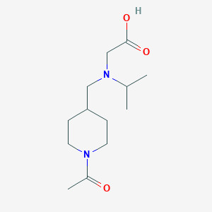 molecular formula C13H24N2O3 B7916174 [(1-Acetyl-piperidin-4-ylmethyl)-isopropyl-amino]-acetic acid 