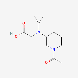 [(1-Acetyl-piperidin-3-yl)-cyclopropyl-amino]-acetic acid