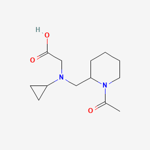 [(1-Acetyl-piperidin-2-ylmethyl)-cyclopropyl-amino]-acetic acid