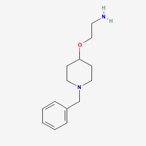 molecular formula C14H22N2O B7916207 2-(1-Benzyl-piperidin-4-yloxy)-ethylamine 