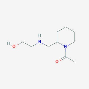 1-{2-[(2-Hydroxy-ethylamino)-methyl]-piperidin-1-yl}-ethanone