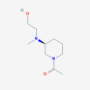 1-{(S)-3-[(2-Hydroxy-ethyl)-methyl-amino]-piperidin-1-yl}-ethanone