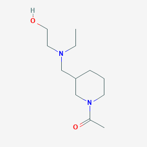 1-(3-{[Ethyl-(2-hydroxy-ethyl)-amino]-methyl}-piperidin-1-yl)-ethanone