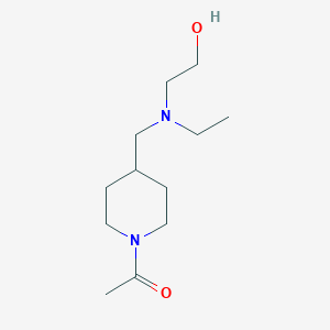 1-(4-{[Ethyl-(2-hydroxy-ethyl)-amino]-methyl}-piperidin-1-yl)-ethanone