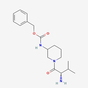 [1-((S)-2-Amino-3-methyl-butyryl)-piperidin-3-yl]-carbamic acid benzyl ester