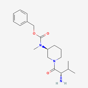 [(S)-1-((S)-2-Amino-3-methyl-butyryl)-piperidin-3-yl]-methyl-carbamic acid benzyl ester