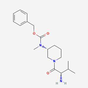 [(R)-1-((S)-2-Amino-3-methyl-butyryl)-piperidin-3-yl]-methyl-carbamic acid benzyl ester