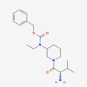 [1-((S)-2-Amino-3-methyl-butyryl)-piperidin-3-yl]-ethyl-carbamic acid benzyl ester